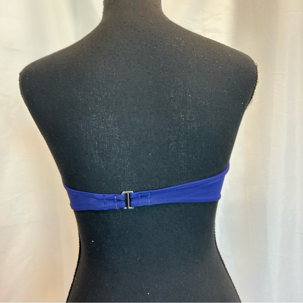 Victoria's Secret blue bandeau bikini top gem jewelled Sz M - Picture 5 of 14